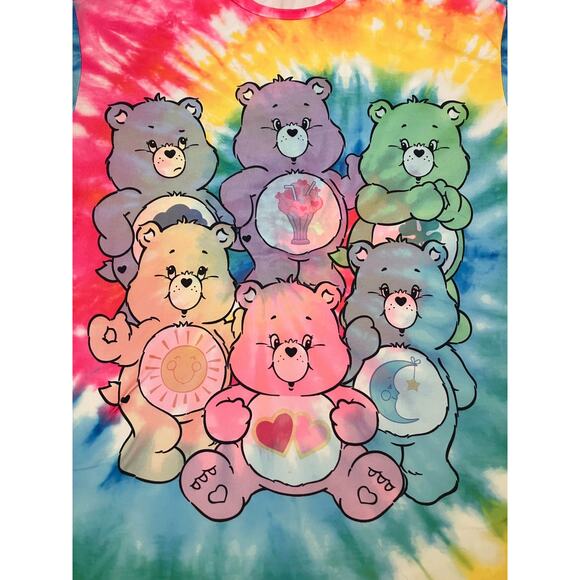 Carebears Rowme Rainbow Bears Oversized Shirt Small - Picture 4 of 4